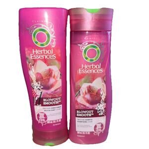 Pair Herbal Essence Blowout Smooth Smoothing Hair Shampoo & Conditioner 20.2oz